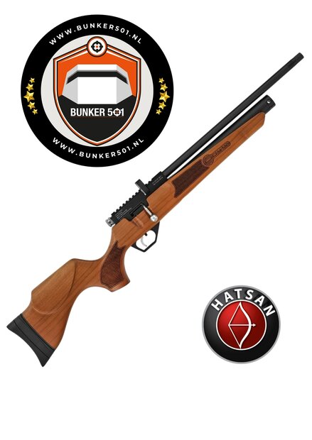 HATSAN PCP Hydra Wood 5.5mm (.22) - Multi-Shot, 46 Joules