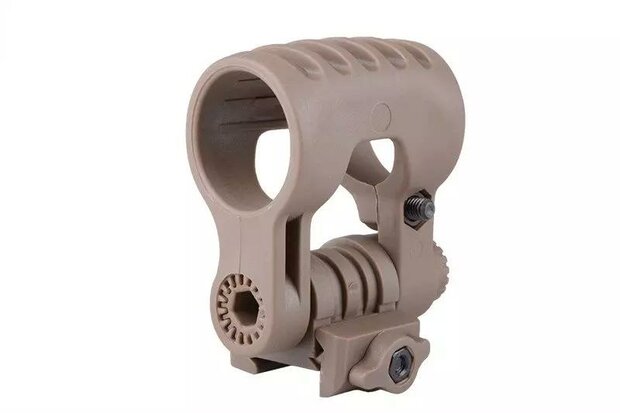 ELEMENT Adjustable Flashlight Mount for 22mm RIS Rail - Dark Earth