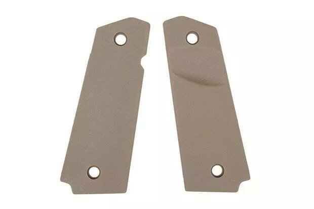 Colt 1911 Grip Side Linings  - Dark Earth