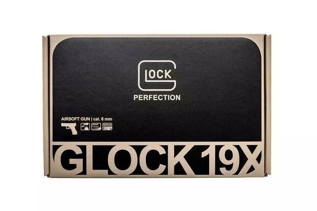 GBB Glock 19X Green Gas pistol replica - Coyote