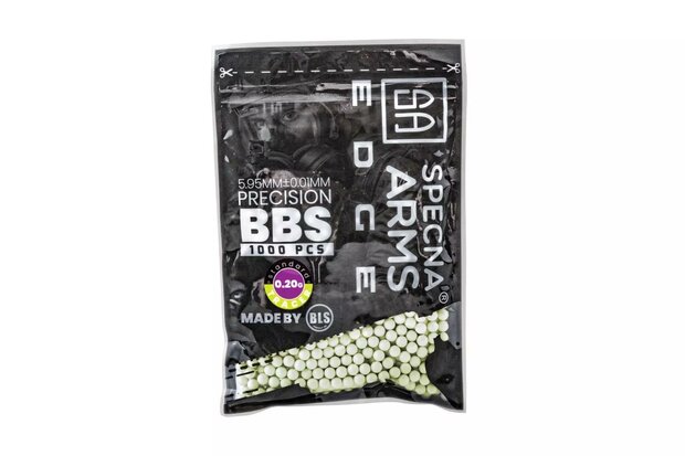 SPECNA ARMS BBs Tracer 0.20g  1000 pcs - Green