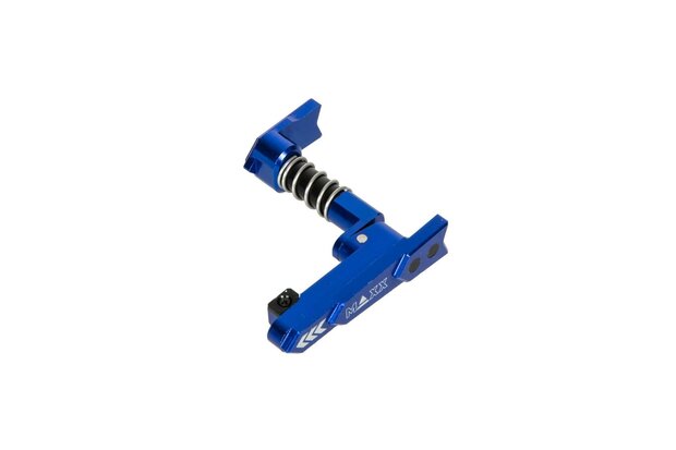 CNC M4/M16 magazine release on both sides (A) - Blue