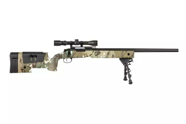 SPECNA ARMS SA-S02 CORE&trade; High Velocity Sniper Rifle with Scope and Bipod - MC