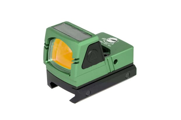 JJ AIRSOFT Collimator xFORCE MINI Solar Powered Green