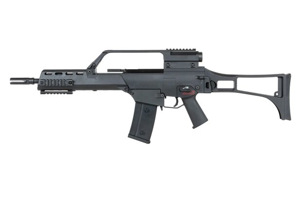 SRC DUAL POWER SR36K GB-304 airsoft carbine with scope Black