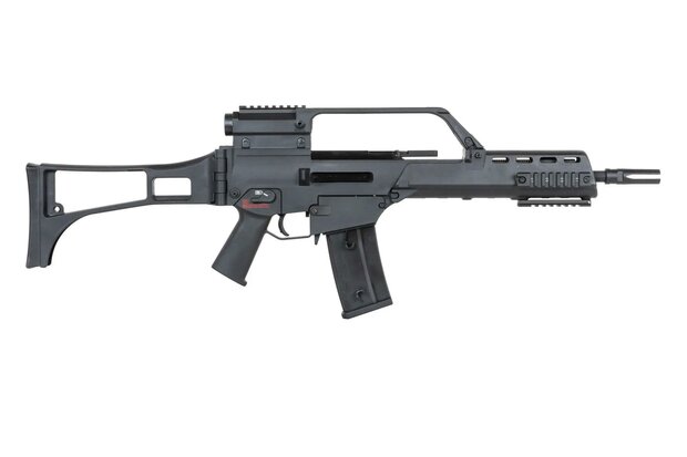 SRC DUAL POWER SR36K COB-304 airsoft carbine with scope Black