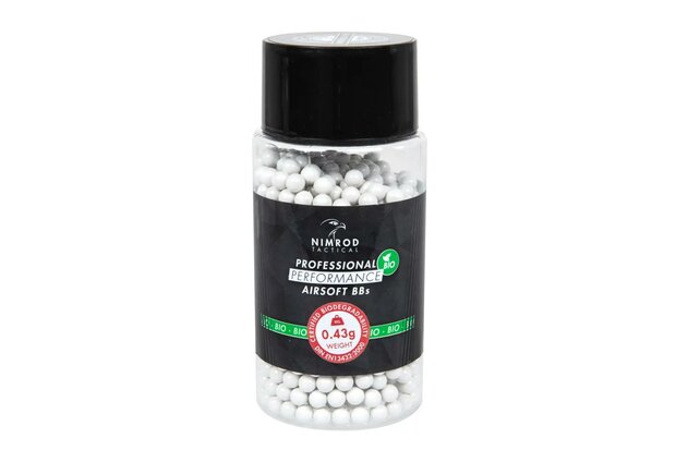 Bio BBs 0.43g Nimrod Tactical Professional Performance 1000 pcs.