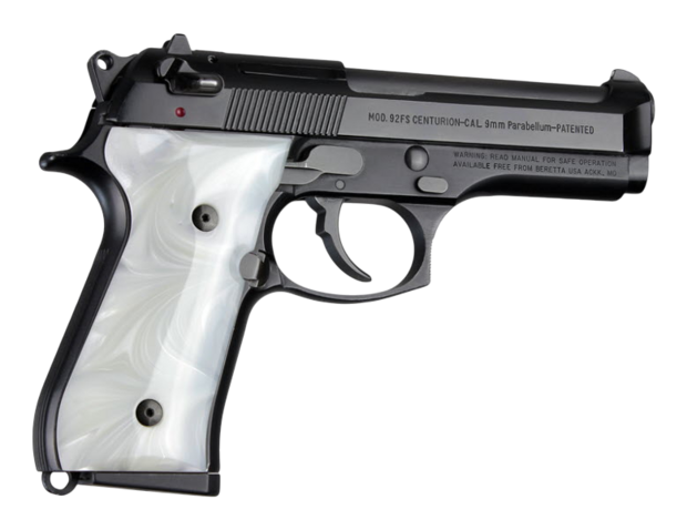 HOGUE 92318 Beretta 92 WHITE PEARL Polymer