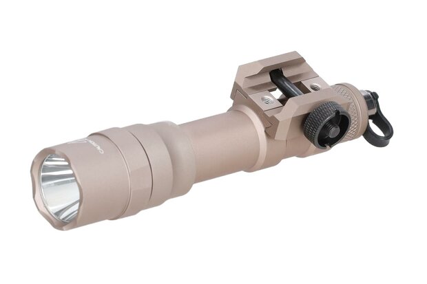 WO-SPORT Tactical Flashlight met gel switch SF FL-03 Tan