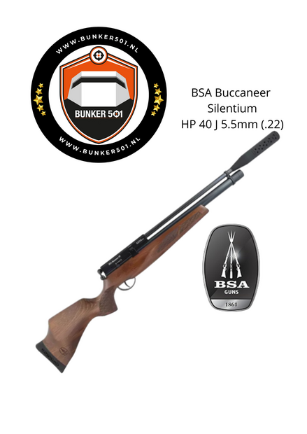 BSA Buccaneer Silentium HP 40 J 5.5mm (.22)