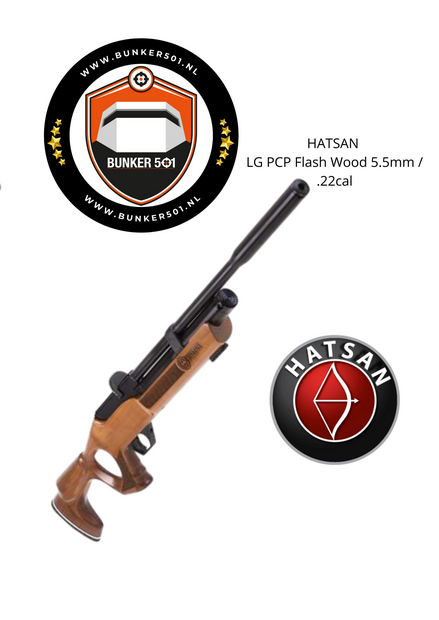 HATSAN LG PCP Flash Wood 5.5mm / .22cal