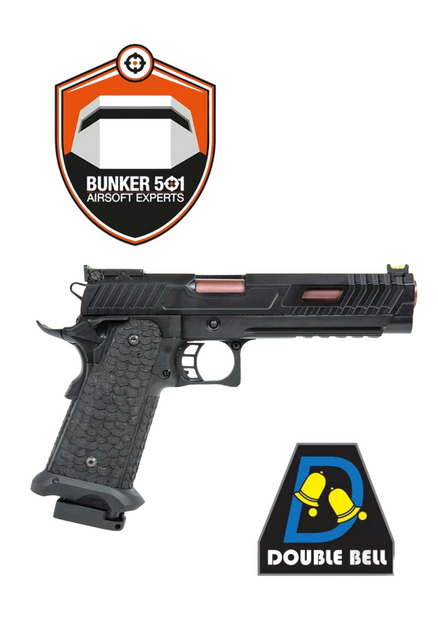 DOUBLE BELL 894 Hi-Capa Co2 Zwart/Bronze