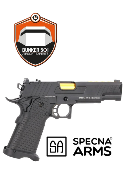 SPECNA ARMS SA-VGP19 VAPOR&trade; Optics Ready Zwart/Goud