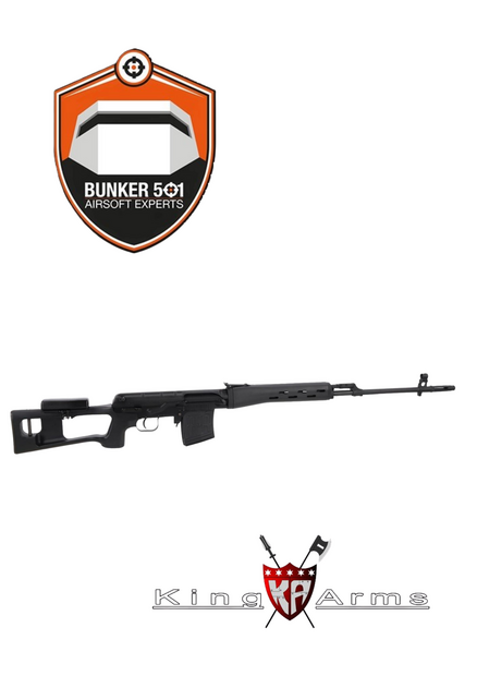 KING ARMS SVD Sniper Rifle Ultra Grade Black