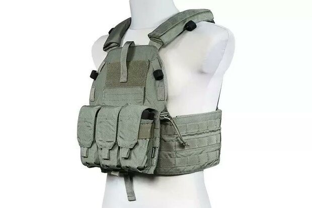 EME 94K Plate Carrier M4 Tactical Vest - Foliage Green