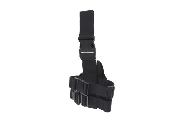 Drop-Leg Holster with Magazine Pouch - Black