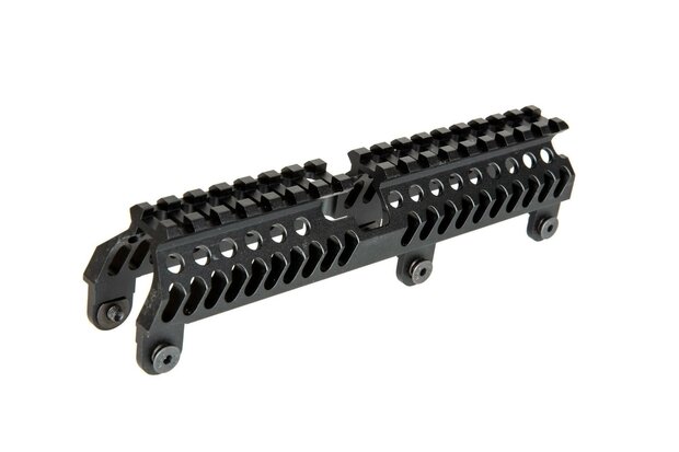 B-31 top rail for AK replicas - Black