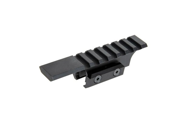 B-18U top mounting rail for AKS-74U replicas Black