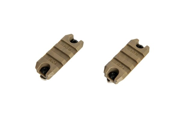 M-LOK 2&rdquo; Polymer Rail (2 Pcs) - Dark Earth