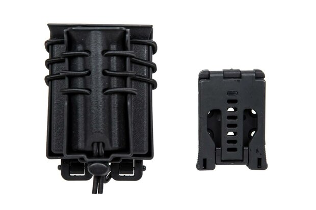 Carrier for 2 M4/M16 and 9mm magazines Wosport Urban Assault Quick Pull Black