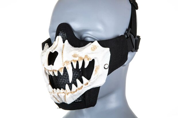 WoSport Stalker EVO Fangs Upgrade Mask White