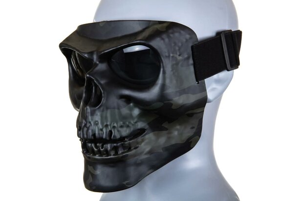 WoSport Skeleton Full Face Mask Multicam Black
