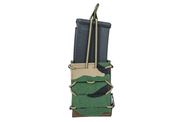 SPECNA ARMS Tactical Open Type Rifle Mag Pouch &ndash; Single &ndash; Woodland