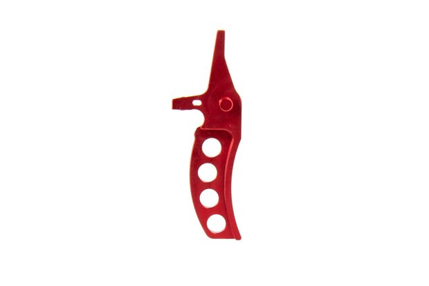 Aluminum CNC Jefftron Curved Trigger Red