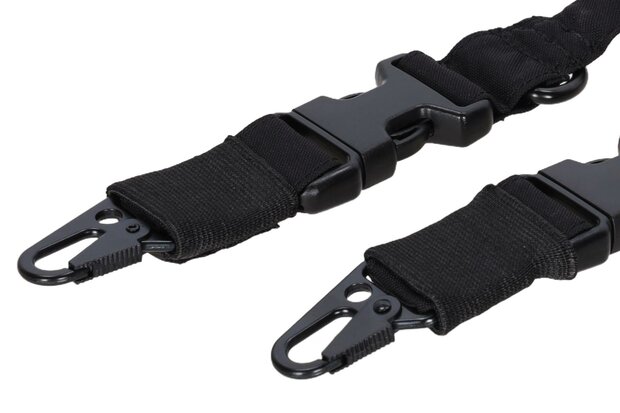 2-punktowy pas nośny SATAC Bungee typ 1 Czarny