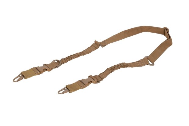 2-punktowy pas nośny SATAC Bungee typ 1 Coyote Brown