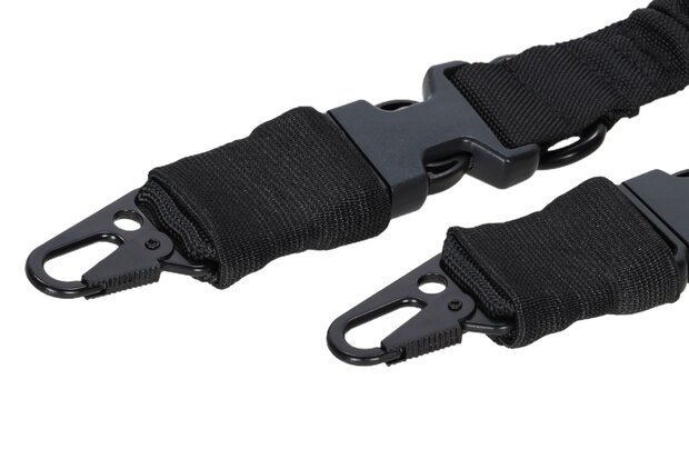 2-punktowy pas nośny SATAC Bungee typ 2 Czarny