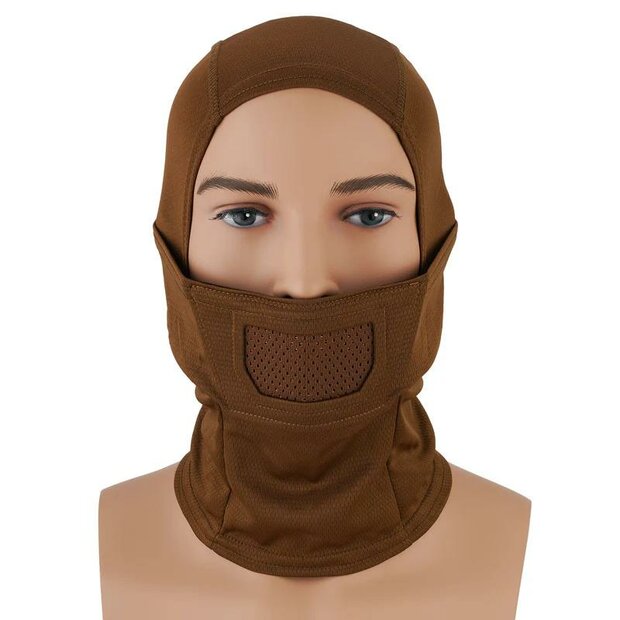Cygnus Armory Fullface Warrior mask Coyote Brown