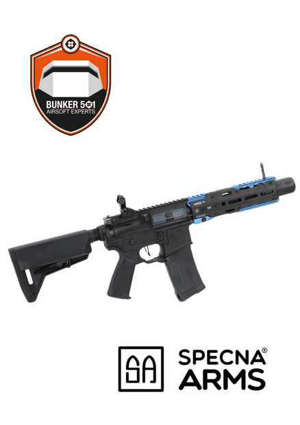 KING ARMS  x Strike Industries Sentinel GRIDLOK&reg; 8.5" Aster SE ETU Zwart/Blauw