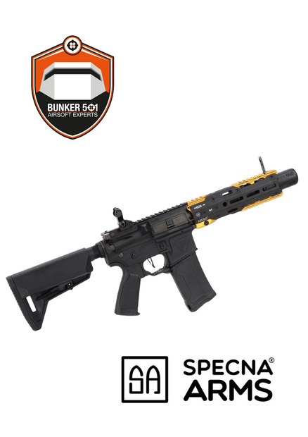 KING ARMS  x Strike Industries Sentinel GRIDLOK&reg; 8.5" Aster SE ETU Zwart/Goud 