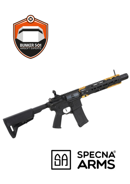 KING ARMS  x Strike Industries Sentinel GRIDLOK&reg; 11" Aster SE ETU Zwart/Goud