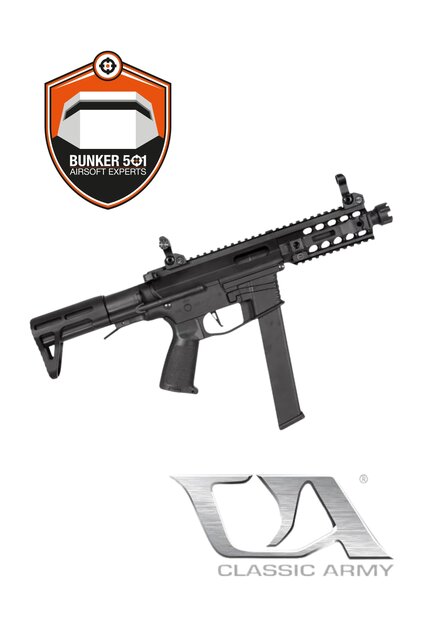 CLASSIC ARMY PX9 SMG - Zwart
