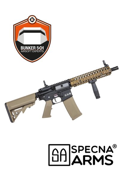 SPECNA ARMS DANIEL DEFENSE MK18 SA-P19 Prime Aster II ETU Chaos Bronze Brushless