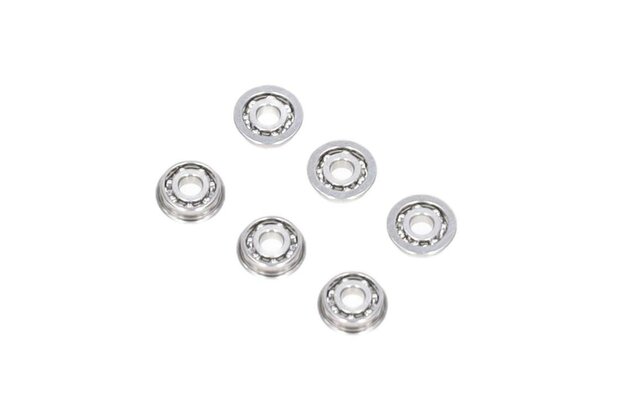 EZO SMF83 8mm set of 6 flanged ball bearings