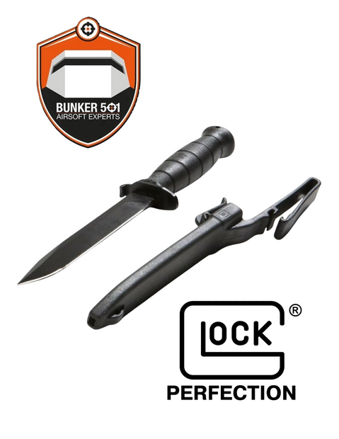 GLOCK FM78 Field Knife 12161 Zwart | Militair Mes zonder Zaag