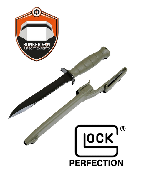 GLOCK FM81 Field Knife 39179 met Zaag &ndash; Flat Dark Earth | Militair Mes