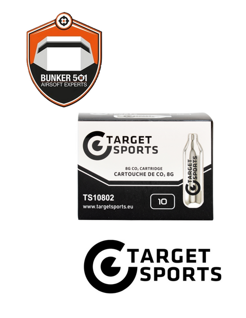 TARGET SPORTS  8g CO₂ cartridge &ndash; p/10