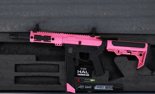 Specna Arms M4/AR15 SA-FX01 FLEX Gen.2 9" AEG assault rifle &ndash; Pink
