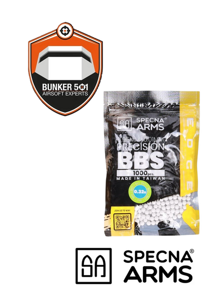 SPECNA ARMS EDGE ULTRA 0.32g BIO BBs  1000 pcs  5 halen 4 betalen