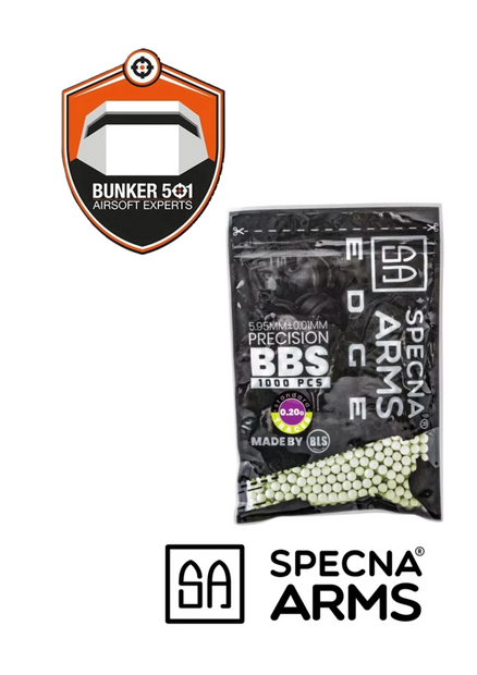 SPECNA ARMS BBs Tracer 0.20g  1000 pcs - Green