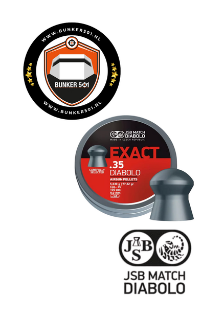 JSB AA Exact 9mm 77.62/5,000 p/100